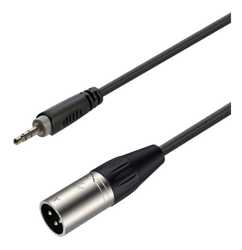 Cable De Audio Aux. 3.5mm Esréreo A Xlr Macho 6 Metros
