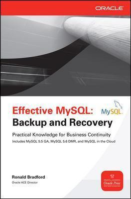 Libro Effective Mysql Backup And Recovery - Ronald Bradford