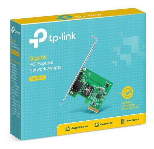 Tarjeta De Red Alambrica Gigabit Pci-e Tg-3468 Tp-link