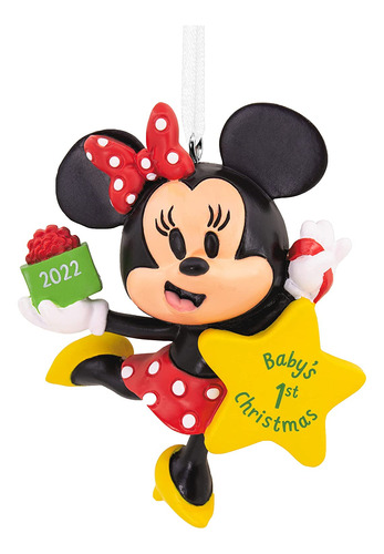 Disney Minnie Mouse Baby39s First Christmas 2022  Adorn...
