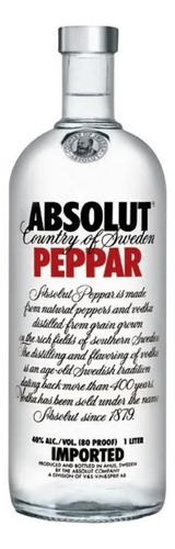 Vodka Absolut Peppar 750cc