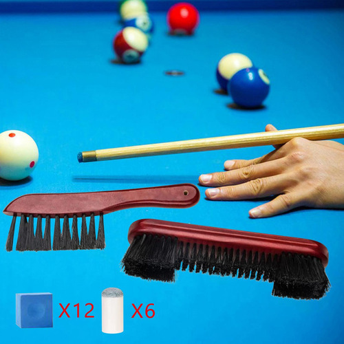 Cepillo Para Mesa De Billar Y Juego De Cepillos Para Rieles