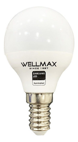 Bombillo Led Mini 6w E14 Wellmax Samsung Luz Calida