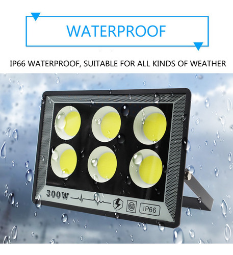 Proyector Led De 300 W, 220 V, Ip65, Lámpara Led Impermeable