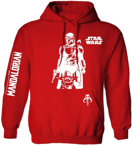 Sudadera Mod Star Wars The Mandalorian Estampado Reflejante