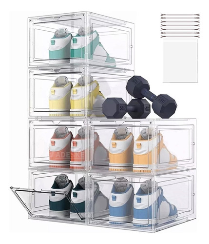 Cajas Organizadoras Zapatos Apilables Almacenaje 6 Piezas