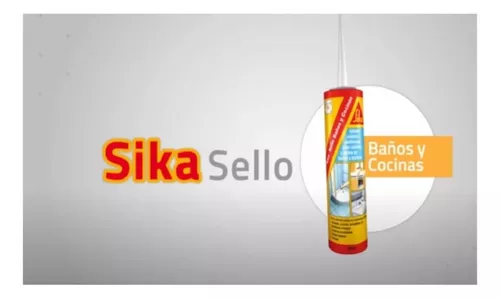 Silicona Blanca Pintable Sika Sello Baños Y Cocinas