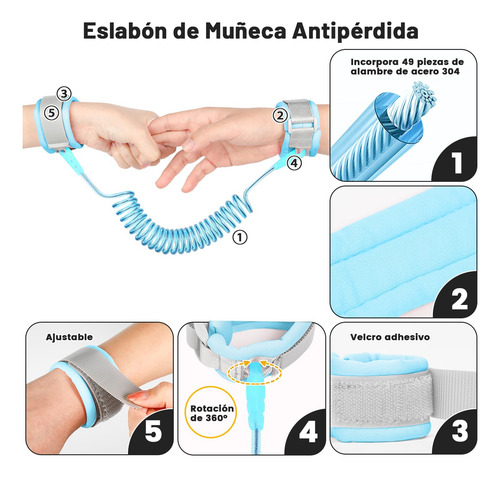 Arnés De Paseo Para Niños, Mochila Con Cuerda Anti-perdida,