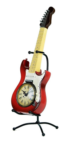 Reloj Guitarra Grande Figura Decorativa 2-08