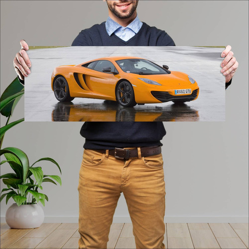 Cuadro 30x80cm Auto 2011 Mclaren Mp4 12c Auto 54