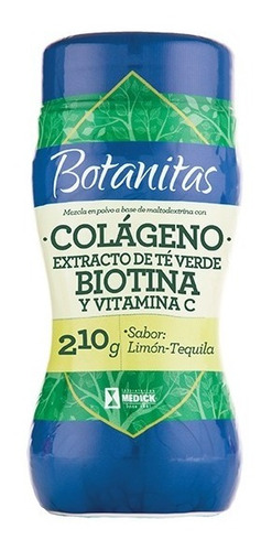Colageno+ext De Te Verde+biotina+vit C Bebida En Polvo 