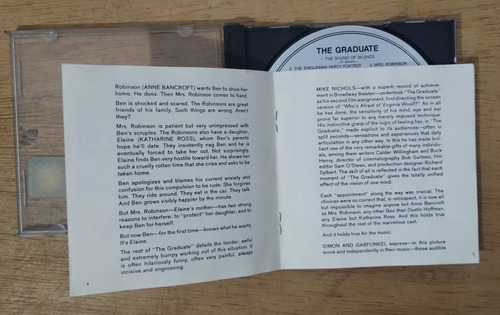 Cd Simon & Garfunkel - The Graduate Soundtrack (importado) Normal (Usado)