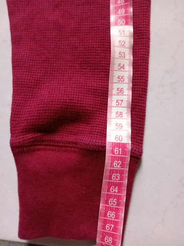 Sudadera Volcomm Grande Slim Tono Vino (Usado)