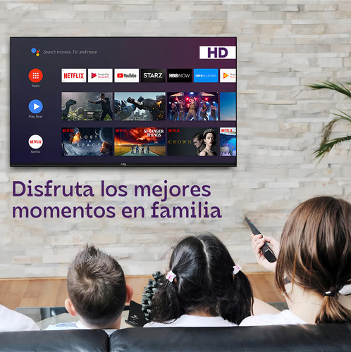 Smart TV Pantalla 43 Pulgadas Cuory Android TV CUO-HDTV43 43'' Full HD LED - Excelente (Reacondicionado)
