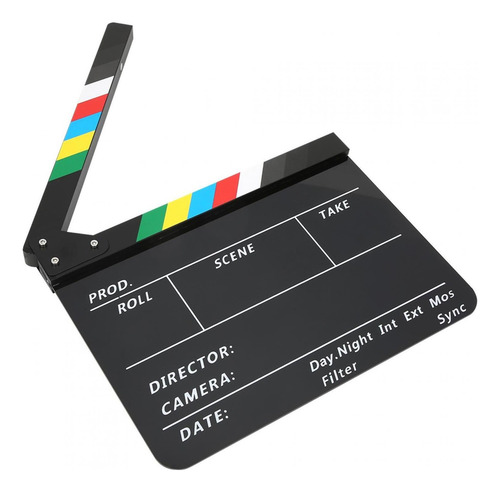 Claqueta Profesional De Escena De Video Director 30x25cm