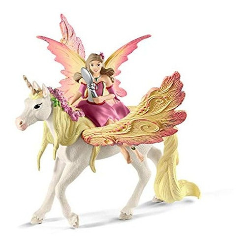 Schleich Bayala - La Hada Feya Con Unicornio Pegasus. Juguet