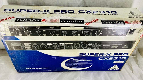Crossover Behringer Super-x Pró Cx 2310 Original Lacrado