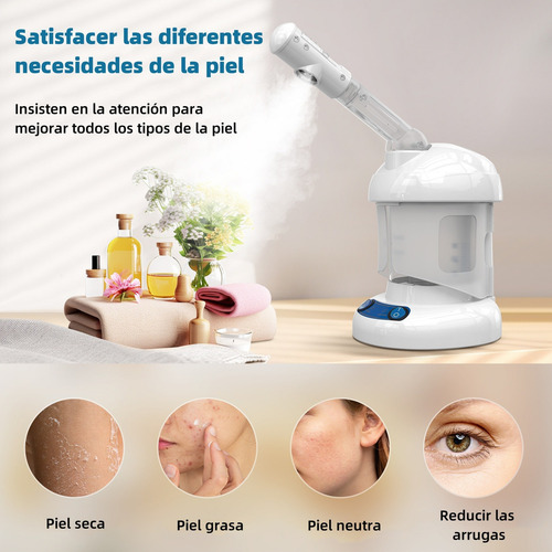 Kingsteam Vaporizador Facial Ozono Nano Iones Spa Limpieza