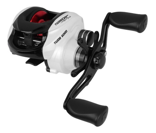 Carretilha Pesca Saint Twister 6000- 6 Rol. Lado Esquerdo Cor Branco