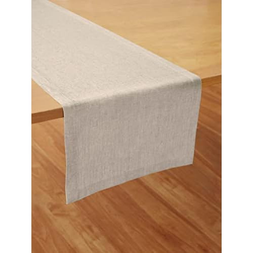 Linen Table Runner 14 X 60 Inch  100% Pure Linen Med...