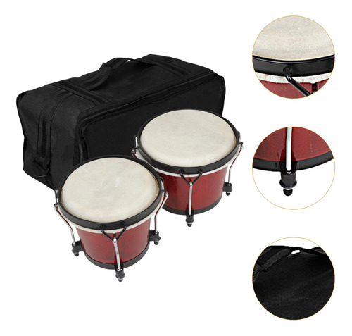 Bongo De 7 Y 7.7 Instrumentos De Percusión De Bongo Ayuda