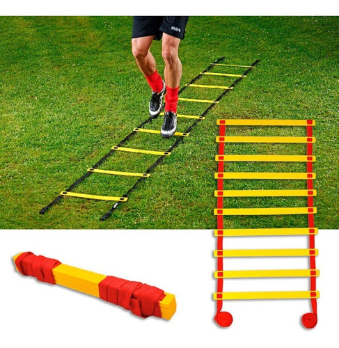 Escalera Entrenamiento Coordinación Agilidad Futbol Deporte