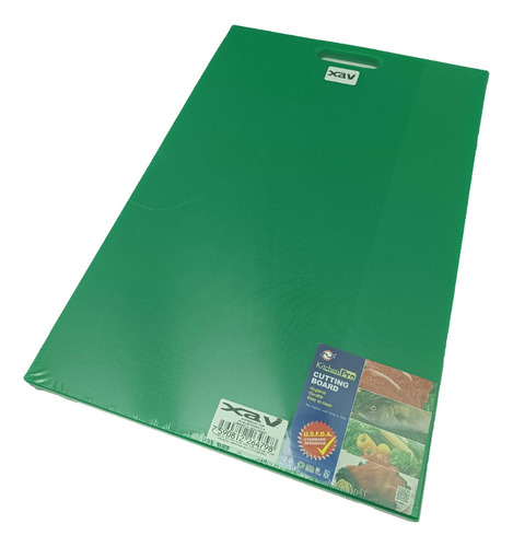 Tabla Nylon Acrilica Cortar Picar Verde 33x49.5cm X. 9771