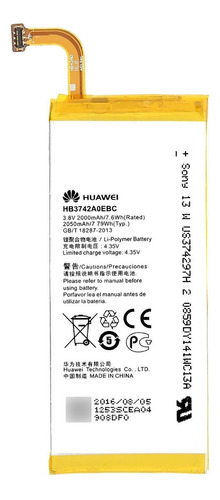 Batería Huawei P6 G6 G620 Sellado 30dia Gtia Tienda