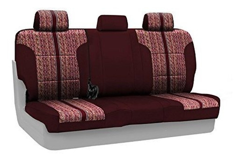 Cubreasientos - Coverking Custom Fit Rear 60-40 Back Seat Co