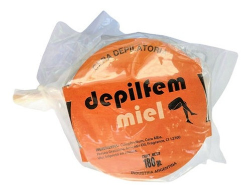 Depilfem Cera Depilatoria Con Miel Lata 180g