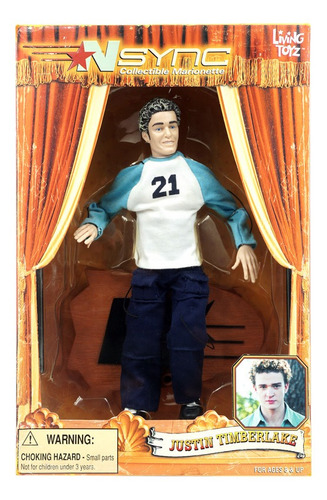Living Toyz Nsync Collectible Marionette Justin Timberlake