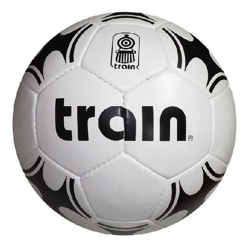 Balon Futbol Train 5 Capas Cosido A Mano Color Negro