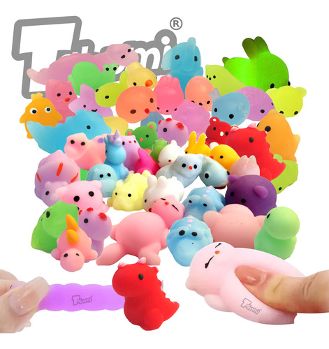 Squishy Kawaii 100 Pz Fusion (50 Soft- 50 Neon)