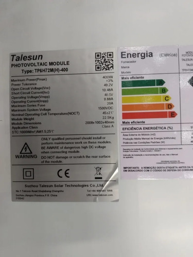 Usina Solar 12kwp 30 Painéis 400w Half Cell Inversor Solis