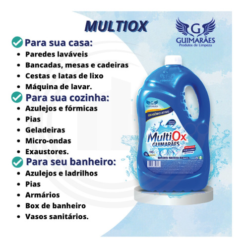 Kit 4un Tira Mofo Limpa Rejunte E Box De Banheiro Multiox 5l