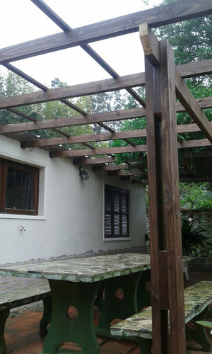 Pergolas Media Sombra,varios Diseños,polycarbonato Etc