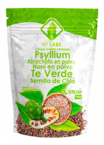 Fibra Psyllium Linaza Alcachofa Te Verde - g a $55
