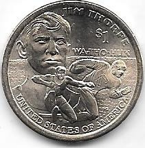 Moneda 1 Dolar Estados Unidos Año 2018 Nativa Americana