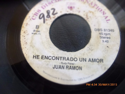 Vinilo Single De Juan Ramon  -he Encontrado Un Amor   ( H131