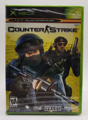 Counter Strike Xbox Clasico Sellado Colección * R G Gallery