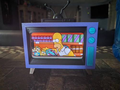 Tv Simpson Soporte Celular (Usado)