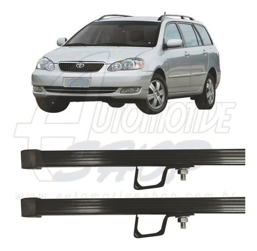 Rack Teto Roca Bagageiro Travessa Toyota Corolla Fielder 166