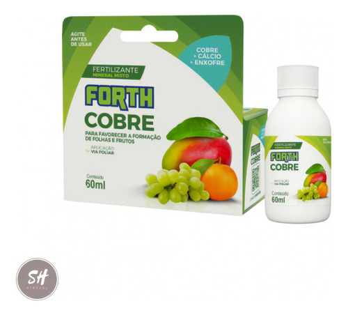 Fertilizante Cobre Concentrado Forth 60ml