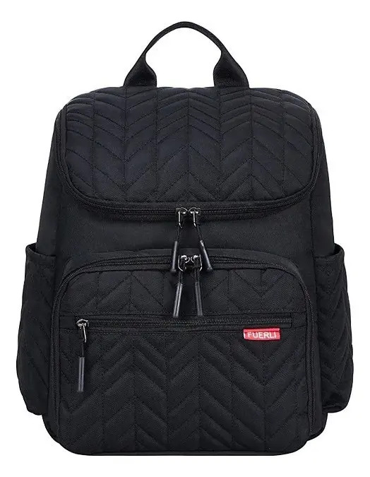 Fuerli Mochila maternidade cor preto liso