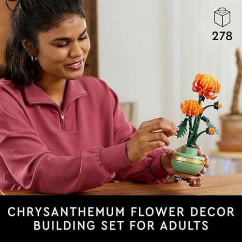 Set De Construcción Lego Botanicals Con Forma De Crisantemo