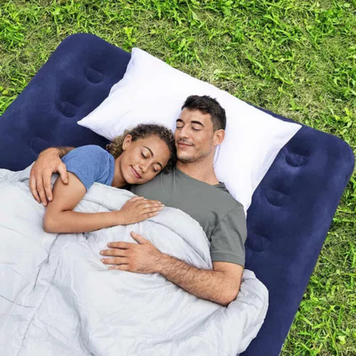 Colchao Inflavel Casal Com Motor Inflador Elétrico Envio 24h