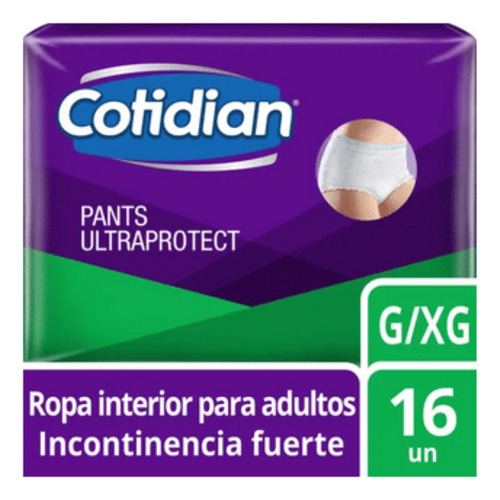 Pants Cotidian Ultra Protect G/xg 16 Unidades