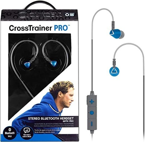 Quikcell Crosstrainer Pr  Bluetooth Headset With Mic