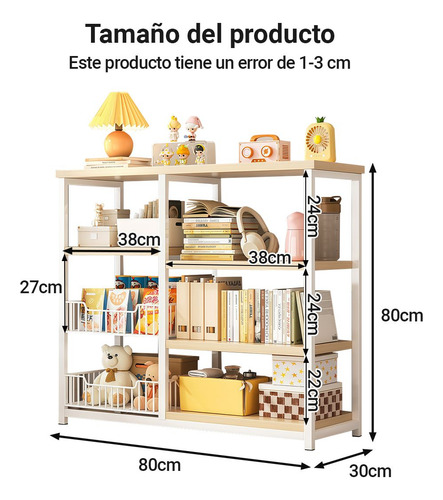 Armario Multiusos Mueble De Multicapa Para Cocina Estantes Blanco