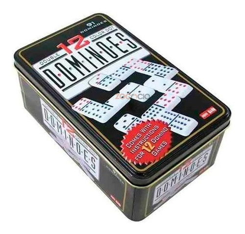 Domino Doble 12-12 Profesional 91 Piezas Para 12 Jugadores